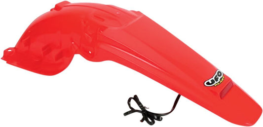 UFO ENDURO REAR FENDER W/ LED-LIGHT HONDA CRF450X CRF-RED HO04603070