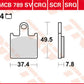 Trw SV Series Sindered Brake Pads For Kawasaki ZX-6 R 600 2006-2016 MCB789SV