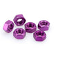 PUIG M8 Nuts x 6 Purple Universal 0863L