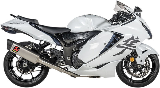 Akrapovic Racing Line Exhausts System White SS/TI For Suzuki GSX 1300 R 21-24 S-S13R1-APLT