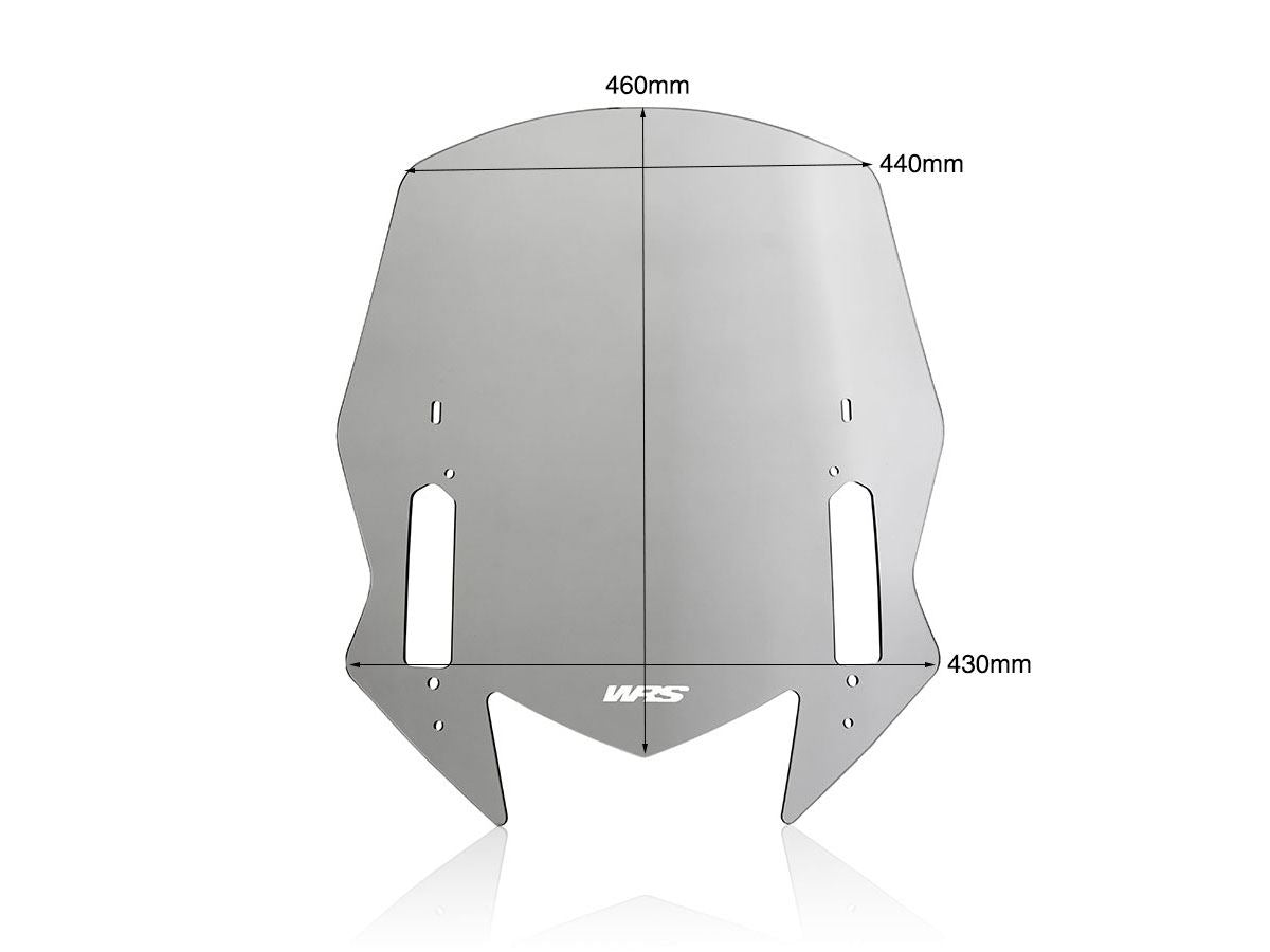 WRS Windscreen Yamaha Tmax 530/560 Smoke Ya002f