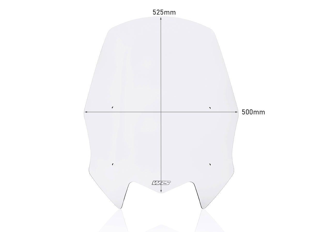 WRS Windscreen Tour Yamaha Tmax560 Clear Ya022t