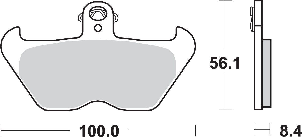 Sbs HS Street Excel Sintered Front Brake Pads For BMW R 1200 C 1992-2002 703HS