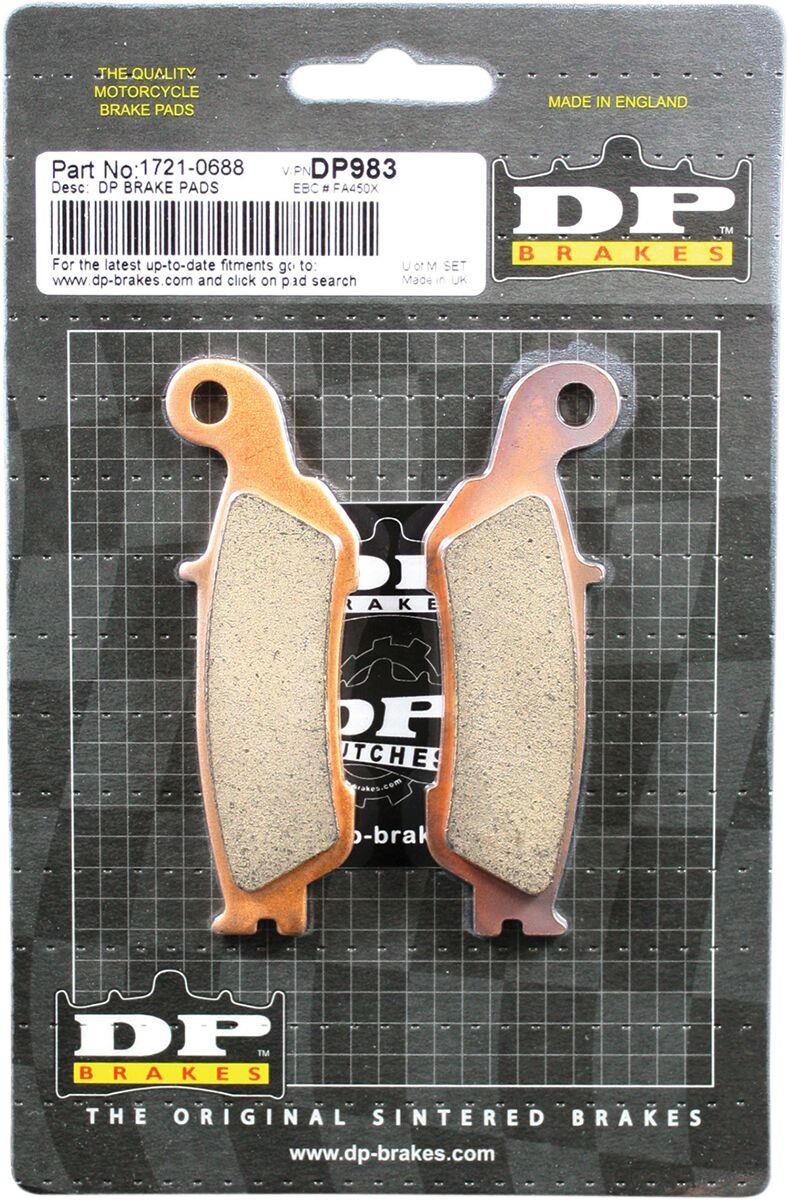 Dp Brakes Standard DP Sintered Brake Pads For Yamaha YZ 250 FX 2007-2025 DP983