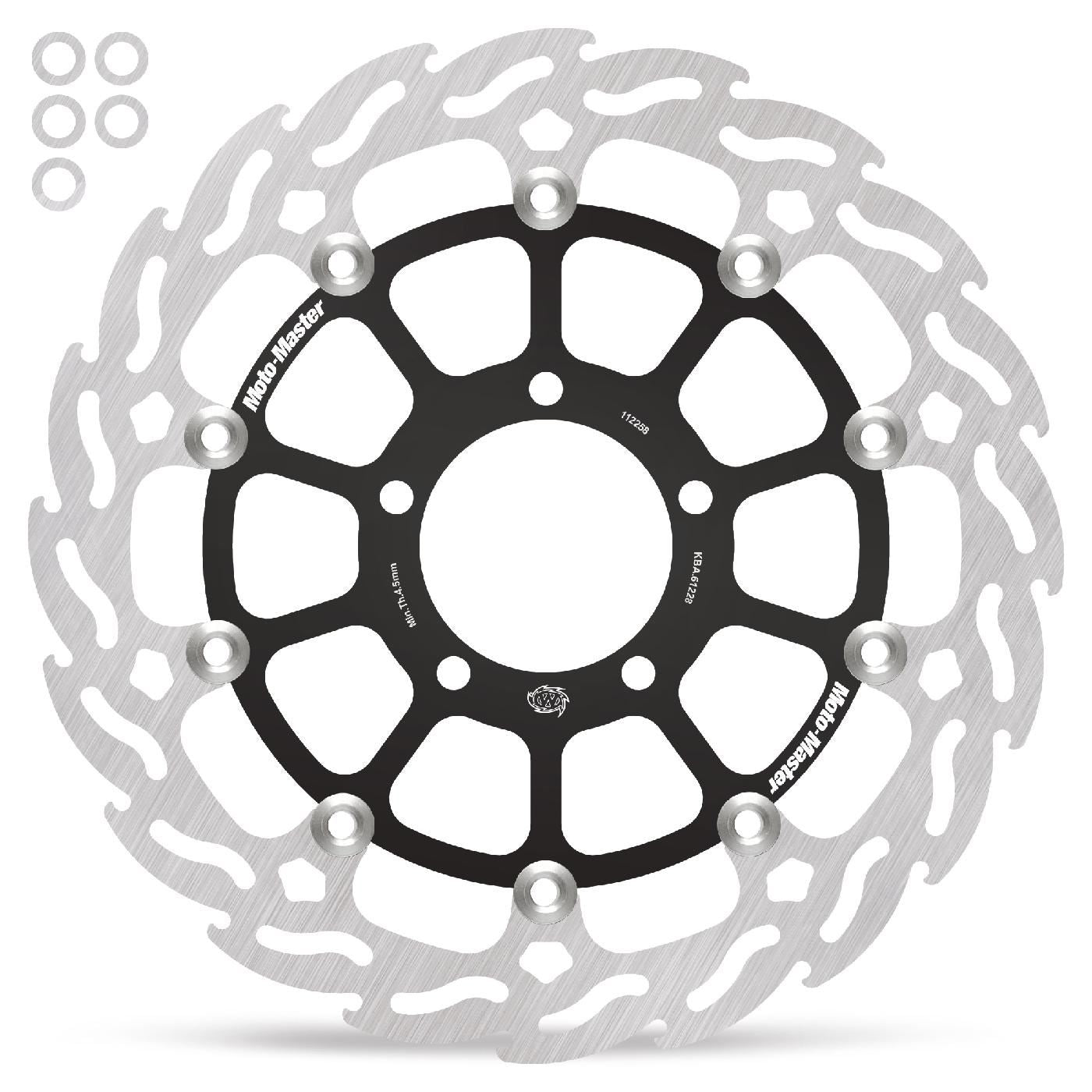 Moto-Master Flame Series Floating Rotor For Kawasaki ZX-10 R 1000 17-25 112258