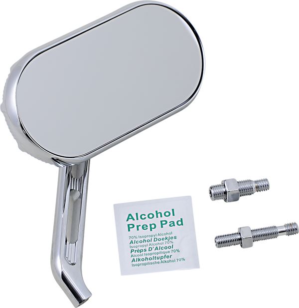 Arlen Ness Sidekick Mirror Chrome Silver Aluminum SS Screw-In Right 510-003