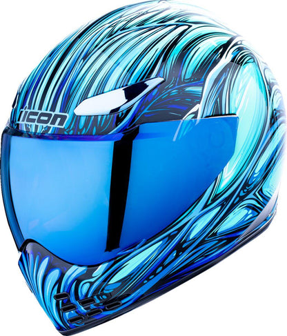 ICON Domain™ Blue Motorcycle Helmet