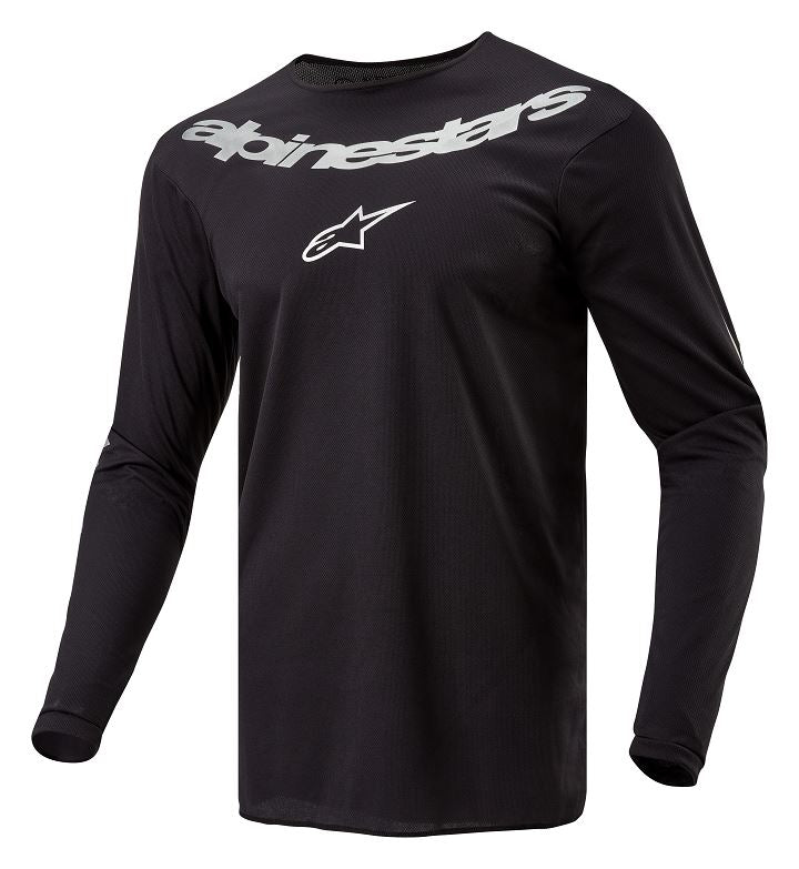 Alpinestars Fluid Graphite Jersey Black White