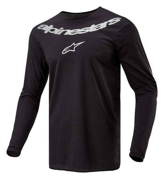 Alpinestars Fluid Graphite Jersey Black White