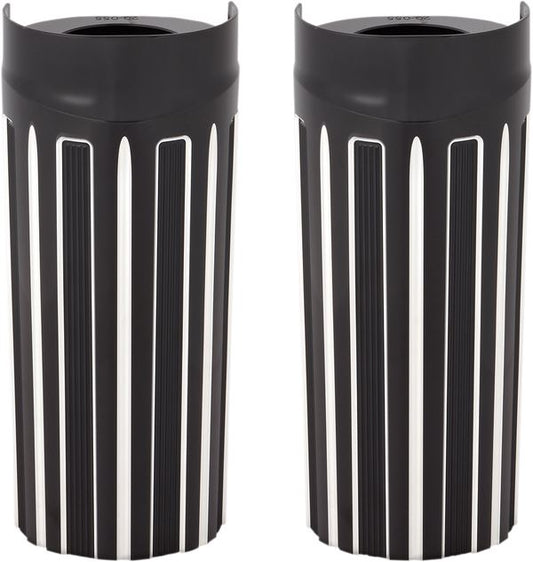 Arlen Ness Aluminum Fork Boot Covers Black For HD FKHTK 1868 86-20 20-057