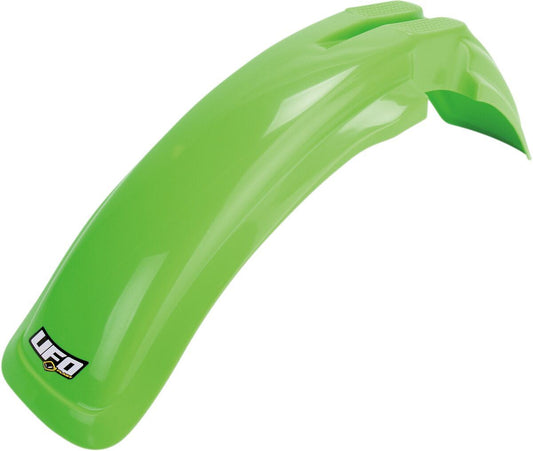UFO UNIVERSAL FRONT FENDER MX/ENDURO 125-250-500 KX-GREEN PA01013026