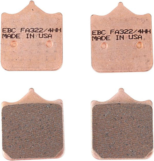 Ebc Sintered "HH" Brake Pads For Benelli TRK 702 2001-2026 FA322/4HH