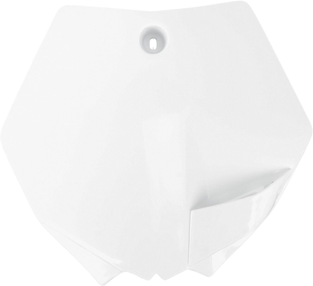 UFO FRONT NUMBER PLATE KTM 65SX WHITE KT04008047