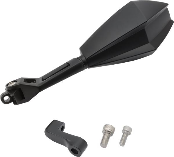 Daytona Black Side View ECE-Approved Left/Right Fit Aluminum ABS Mirror 80719