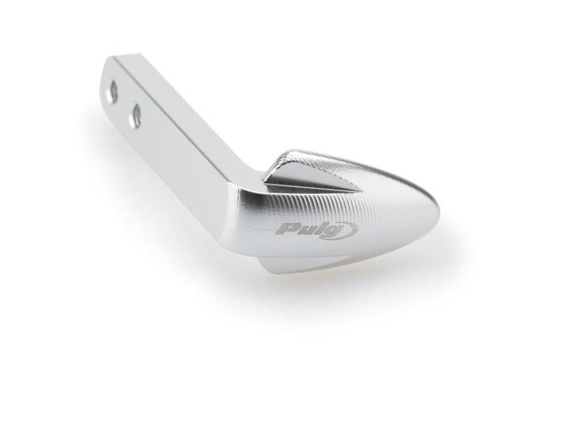 PUIG Brake Lever Guard Coloured Tip Silver Universal 3766P