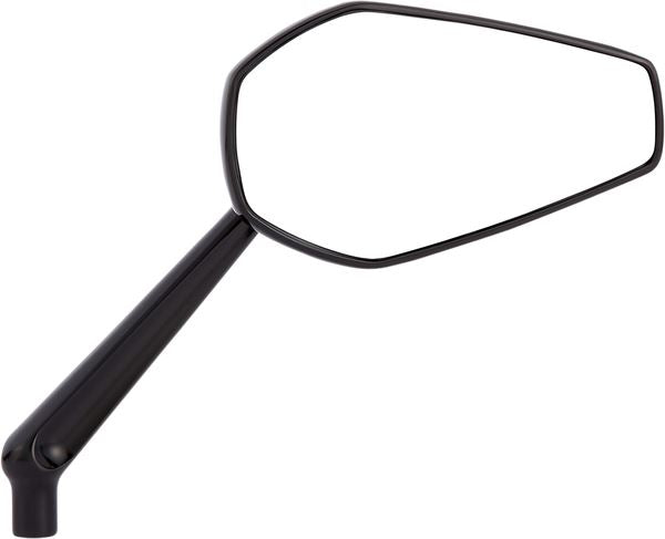 Arlen Ness Mini Stocker Forged Mirror Black Aluminum Screw-In Left 13-156