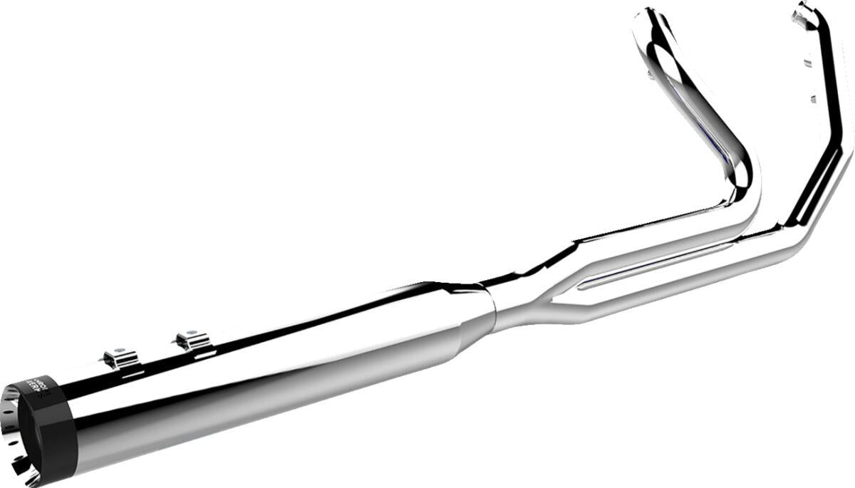 KHROME WERKS 2-into-1 Outlaw-SR Exhaust System Chrome w/o End Cap for Harley Davidson 200780-SR