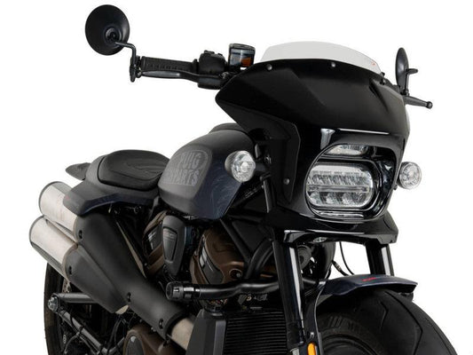 PUIG Fury Sport Semifairing And Screen Clear for Harley Davidson Sportster S RH1250S 21-24 21325W