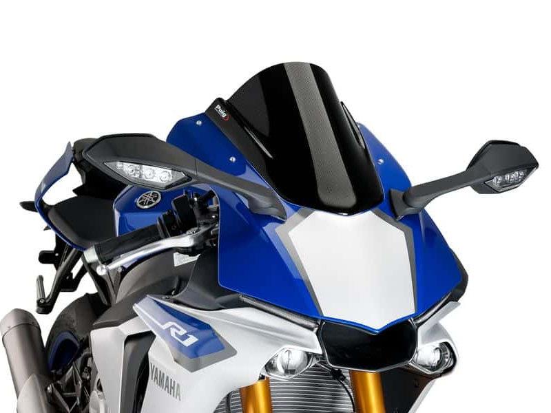 PUIG Z-Racing Screen Carbon Look for Yamaha YZF R1/M 15-19 7648C