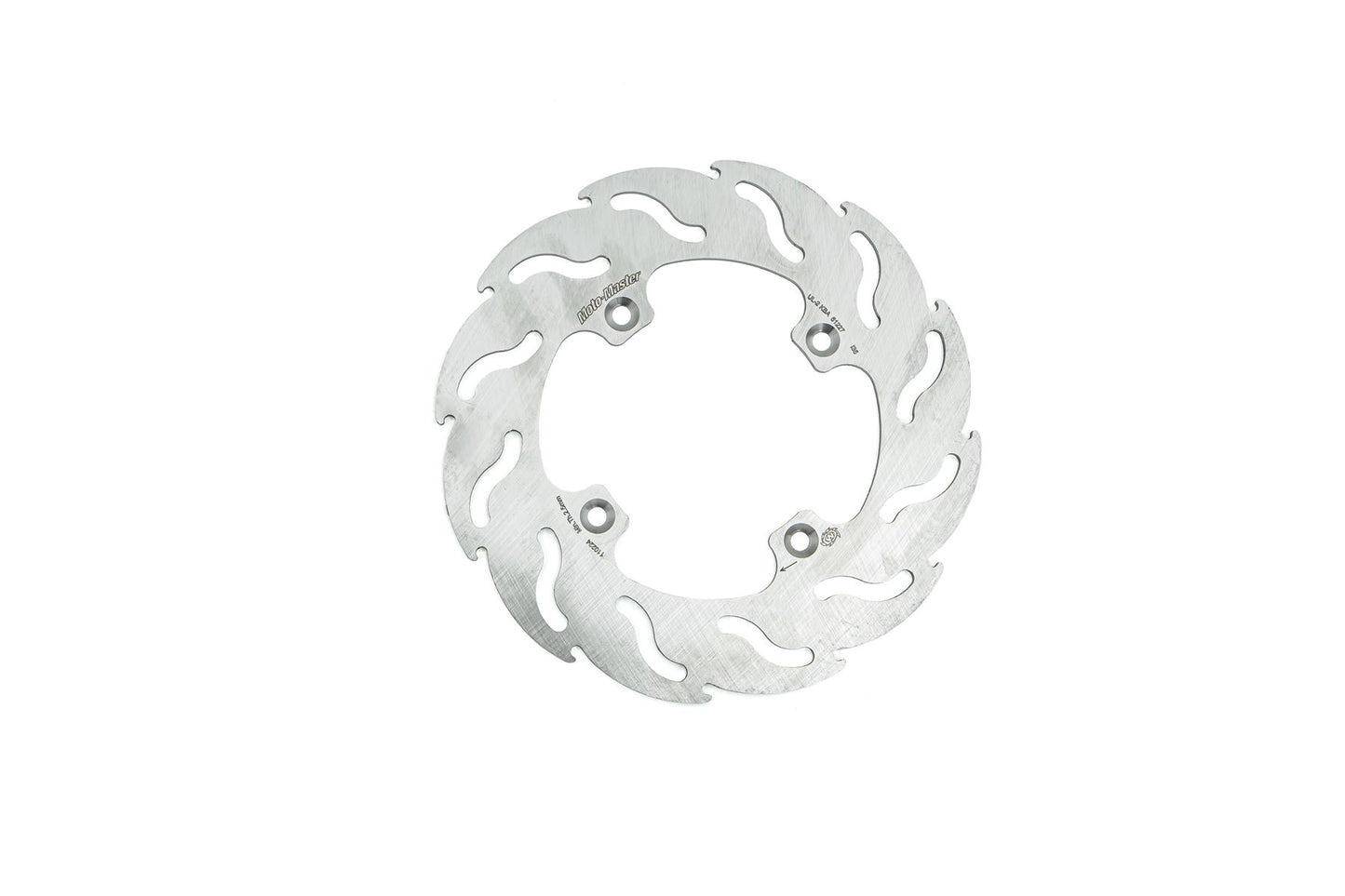 Moto-Master Flame Series Fixed Rotor For Yamaha YZ 65 1993-2026 Silver 110224