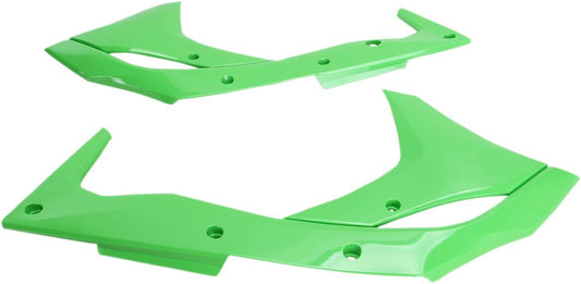UFO RADIATOR COVERS KAWASAKI KXF250 KX-GREEN KA04747-026