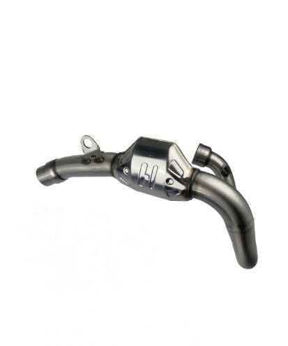HGS Headpipe For KTM SX-F 250 Husq FE 250 16-19 Grey Stainless Steel Xf-216-H00