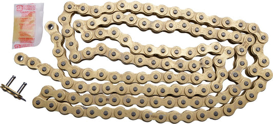 RK Motorcycle Drive Chain 420 MXZ 132L NONSEAL Gold GB420MXZ132CL