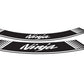 Puig Wheel Rim Stickers White 005NF