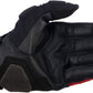 Alpinestars Halo Leather Gloves Red White Black