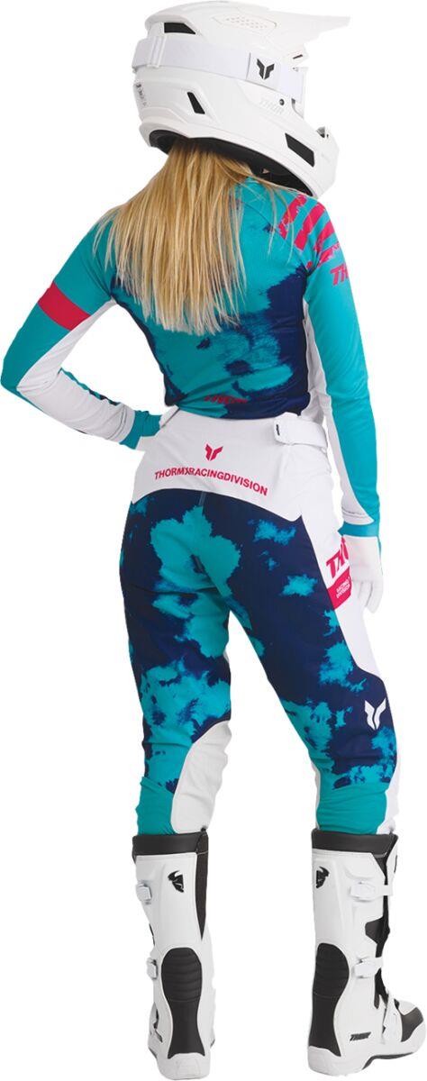 THOR Women's Launchmode XP Gloves Green/Blue