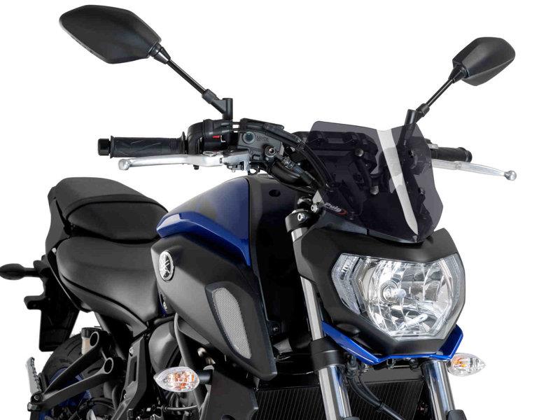 PUIG New Generation Sport Screen Dark Smoke for Yamaha MT-07 18-20 9666F