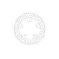 Moto-Master Halo Series Fixed Rotor For Aprilia RS 457 2024-2026 Silver 110971