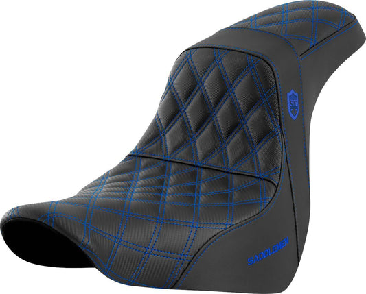 Saddlemen Pro Series SDC Performance Grip Saddlehyde Seat Without Backrest For Harley Davidson FLSB 1750 ABS 18-20 SC81829BLU