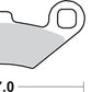 Sbs All-Terrain Brake Pads For Polaris Sportsman 500 EFI 1989-2014 716ATS