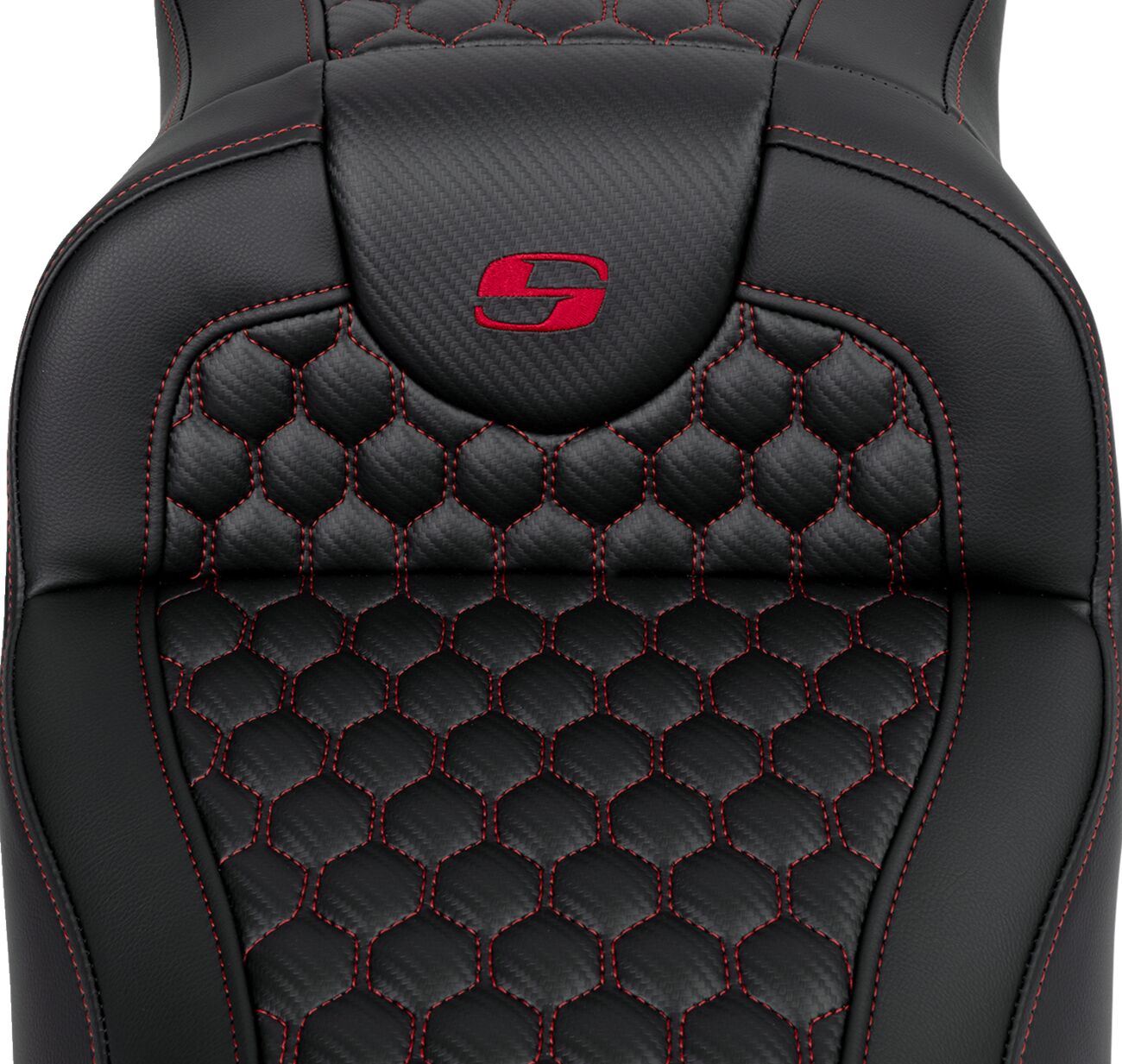 Saddlemen Honeycomb Roadsofa Saddlehyde Seat Extended Reach Without Backrest For Harley Davidson FLHXS 1868 ABS 08-23 808-07B-19004
