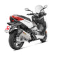 Akrapovic Slip-On Line Muffler Scooter SS/CF For Yamaha YP 125 17-20 S-Y125SO5-HRSS/1