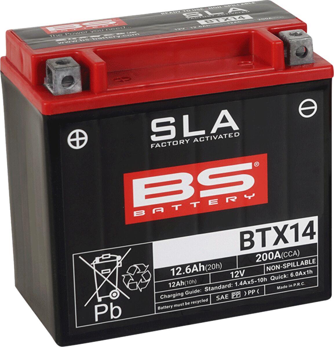 Bs Battery SLA AGM Maintenance-Free Battery For BMW R 12 G/S 1985-2026 300681