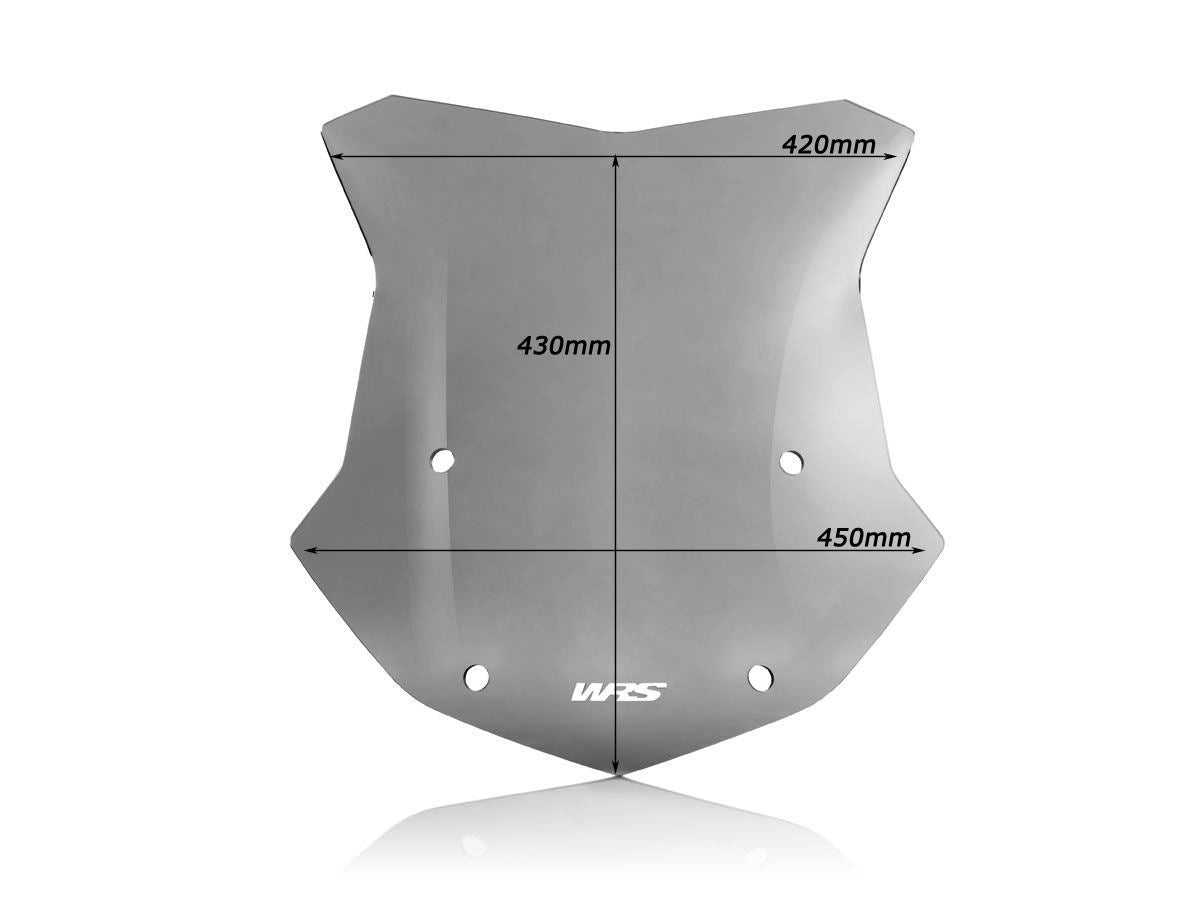 WRS Windscreen Sport BMW R1250gs Dark Smoke Bm023fs