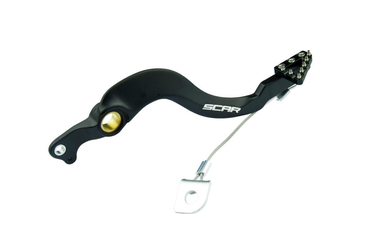 Scar Racing Brake Pedal For Honda CRF 250 R 2005-2024 Black RBP203BK