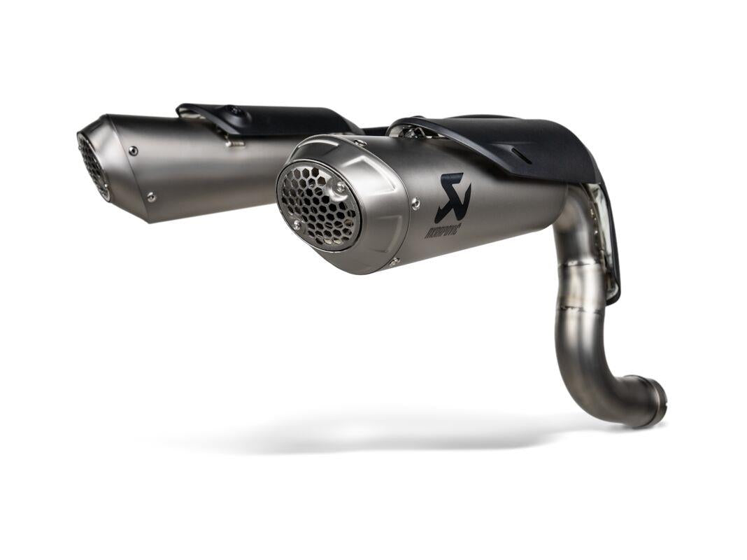 AKRAPOVIC Slip-On Line Muffler STREET TI for DUCATI PANIGALE/STREETFIGHTER V2 890 ABS 25-26 S-D10SO8-HCHNT