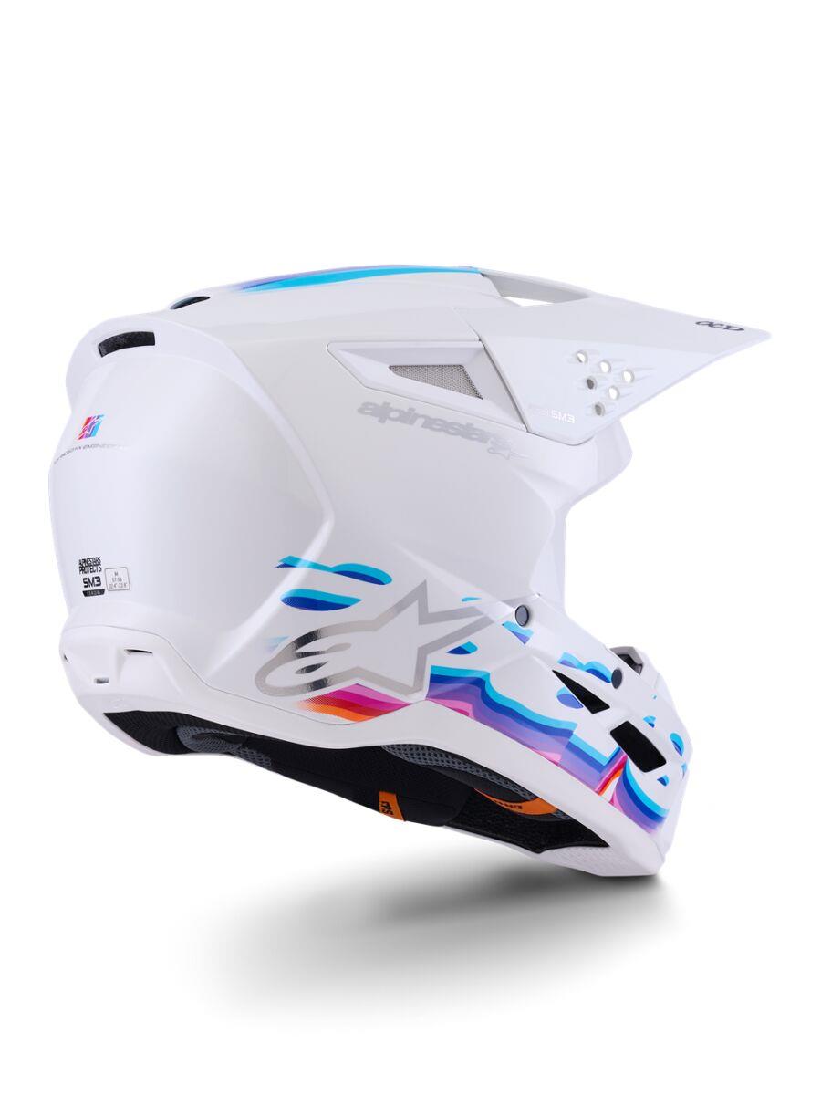 ALPINESTARS SM3 Force Helmet WHITE-GLO 2025 Model
