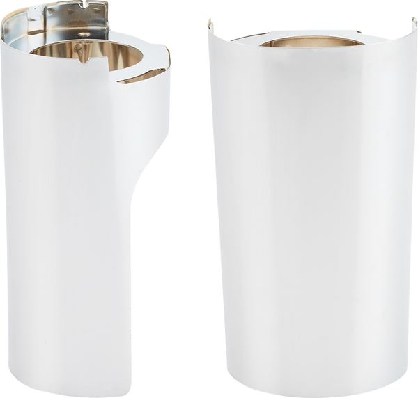 Arlen Ness Fork Boot Covers Pair Steel Chrome For HD FLHRXS 1868 14-24 125-001