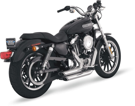 Vance & Hines Shortshots Staggered Exhaust System For HD XL 1200 V 04-13 17219
