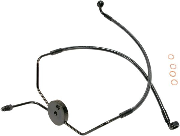 Magnum Shielding Front Lower Brake Line Kit For Harley FLHR 1584 1994-2007 47005