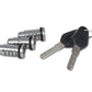 SHAD Terra Aluminium Triple Lock & Key Set D1TRBOR