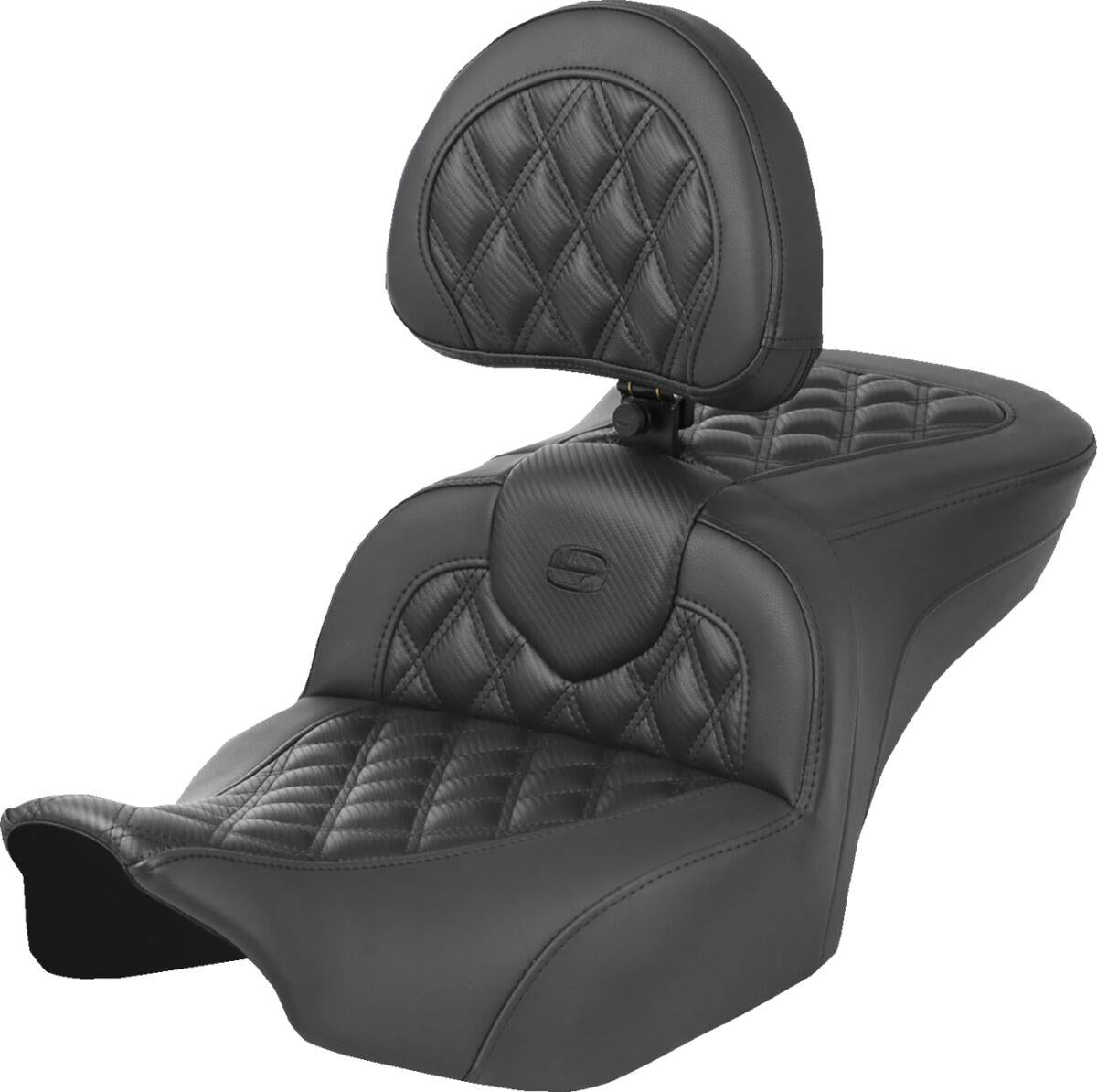 Saddlemen Lattice Stitch Heated Seat For Harley FLHX 1977 2023-2026 823-07-206C0