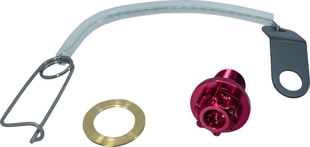 Psr Magnetic Oil Drain Plug For Honda CMX 300 1974-2024 Red 00-01946-24