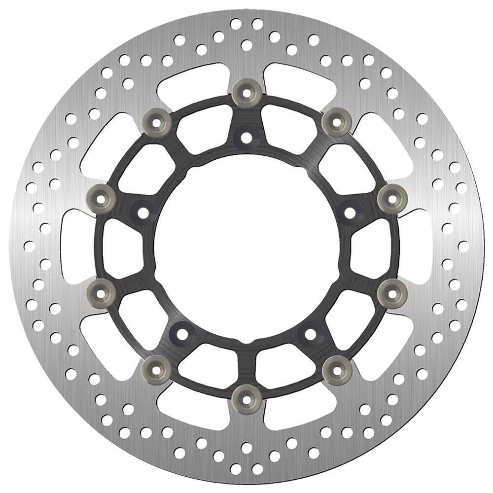 Sbs Stainless Steel Brake Rotor For Suzuki SV 650 2007-2017 Black Silver 5265