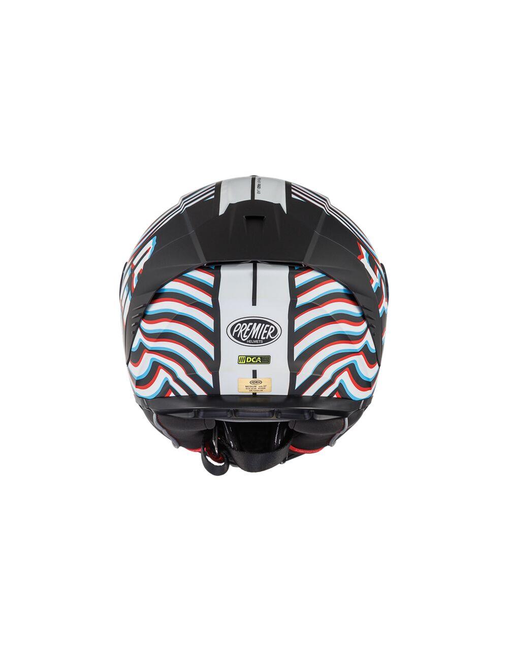 PREMIER HELMETS Hyper White Motorcycle Helmet
