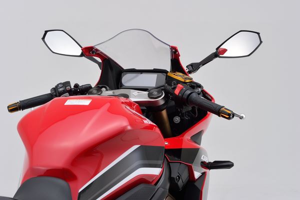 Daytona Black Side View Fairing Set Left ECE-Approved Aluminum ABS Mirror 80715